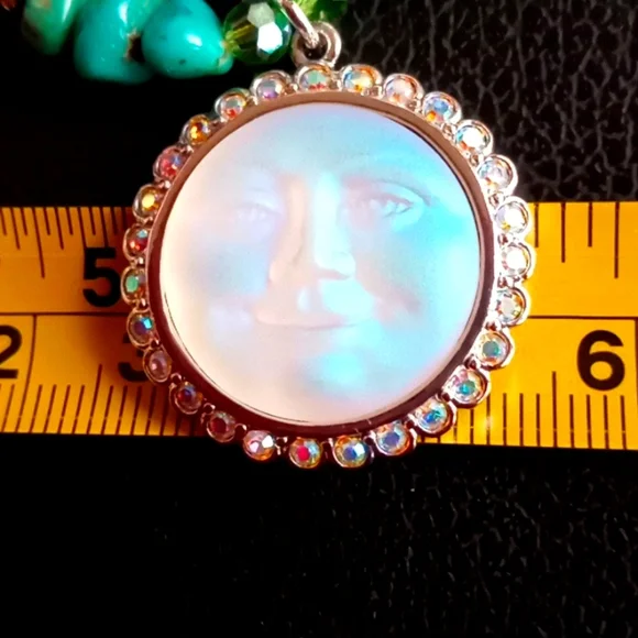 KIRKS FOLLY SEAVIEW MOON WITH TURQUOISE NECKLACE - Picture 6 of 6
